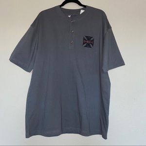 Big Dogs Men's Charcoal Short sleeve Shirt XL